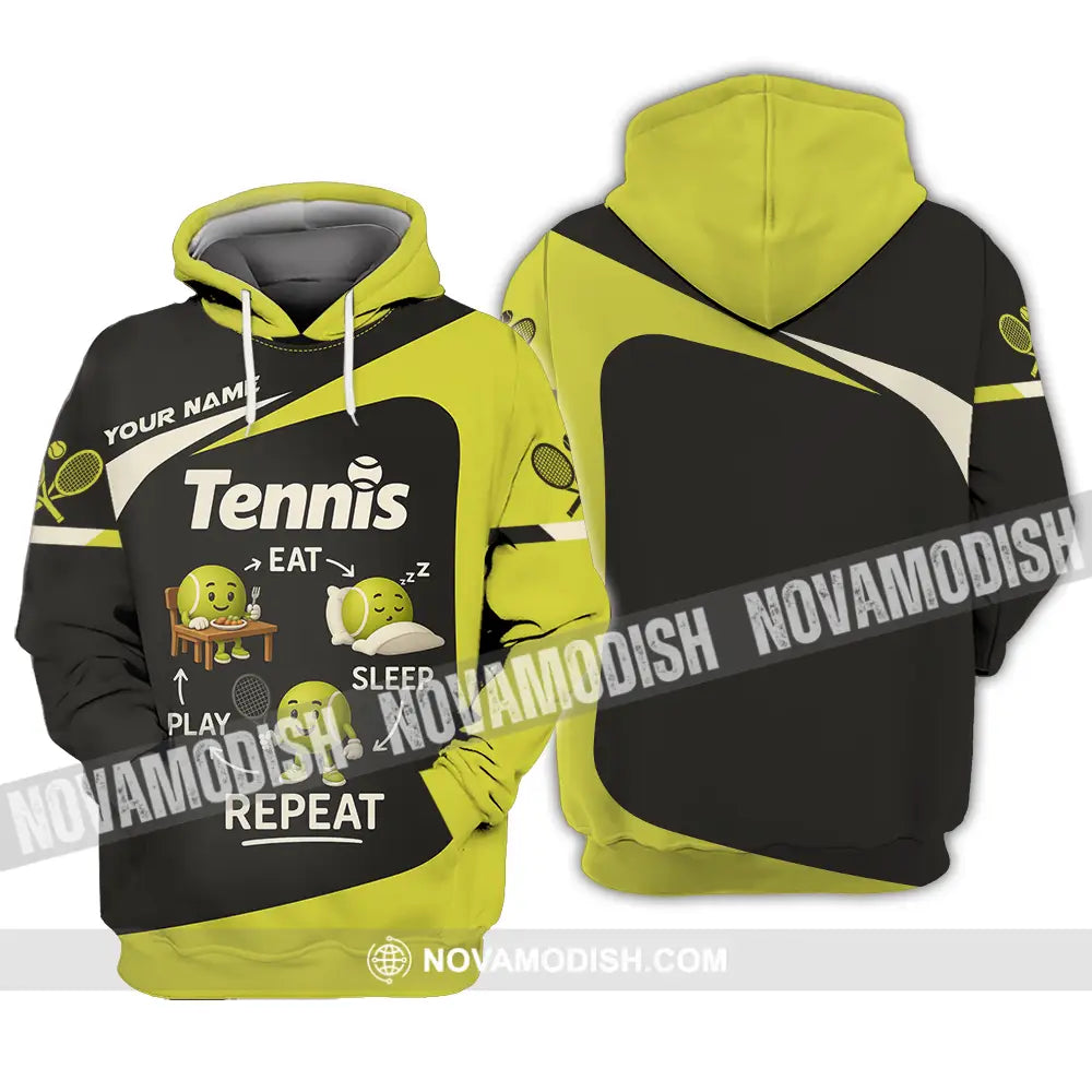 Unisex Shirt - Custom Tennis Shirt Hoodie / S T-shirt