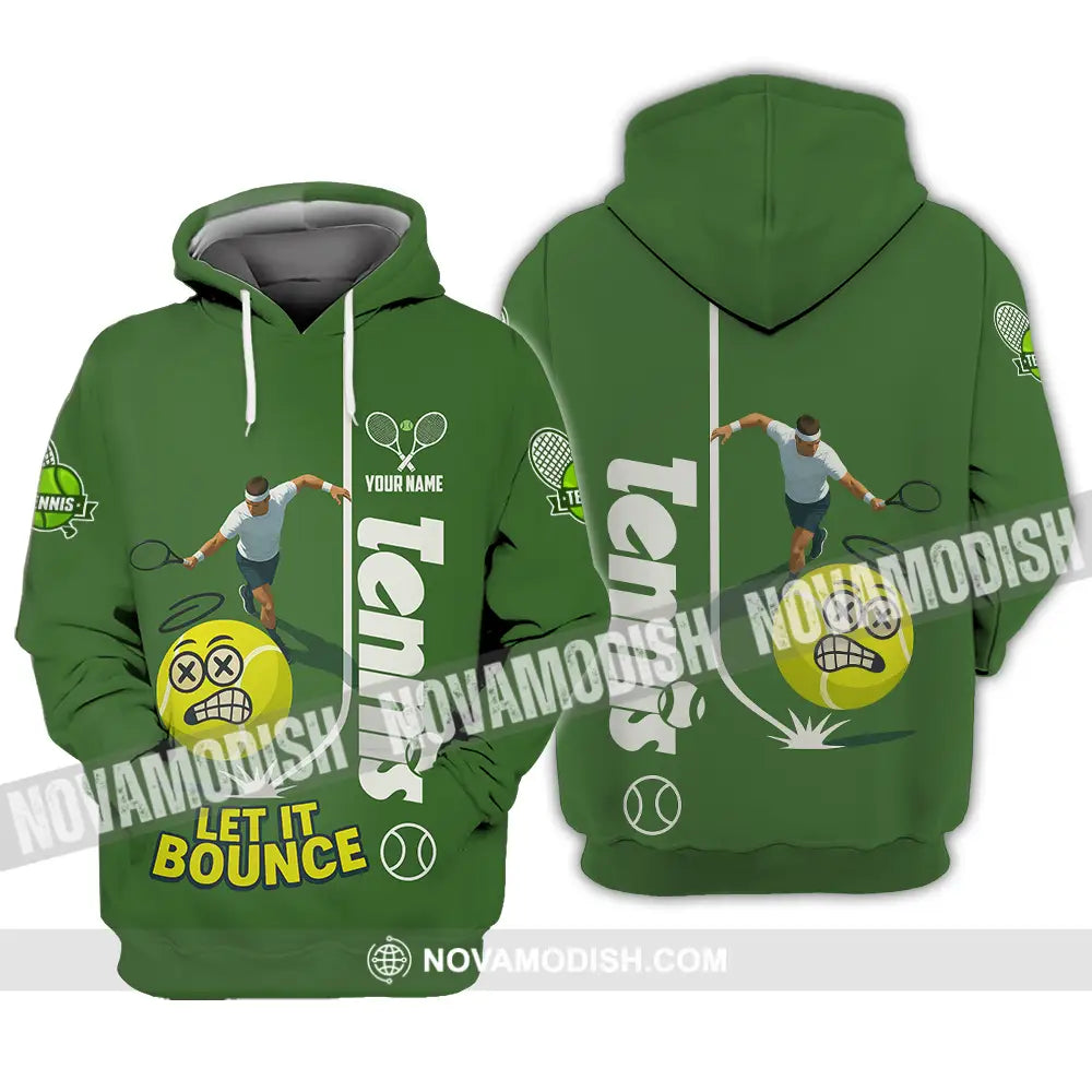 Unisex Shirt - Custom Tennis Let It Bounce Shirt Hoodie / S T-shirt