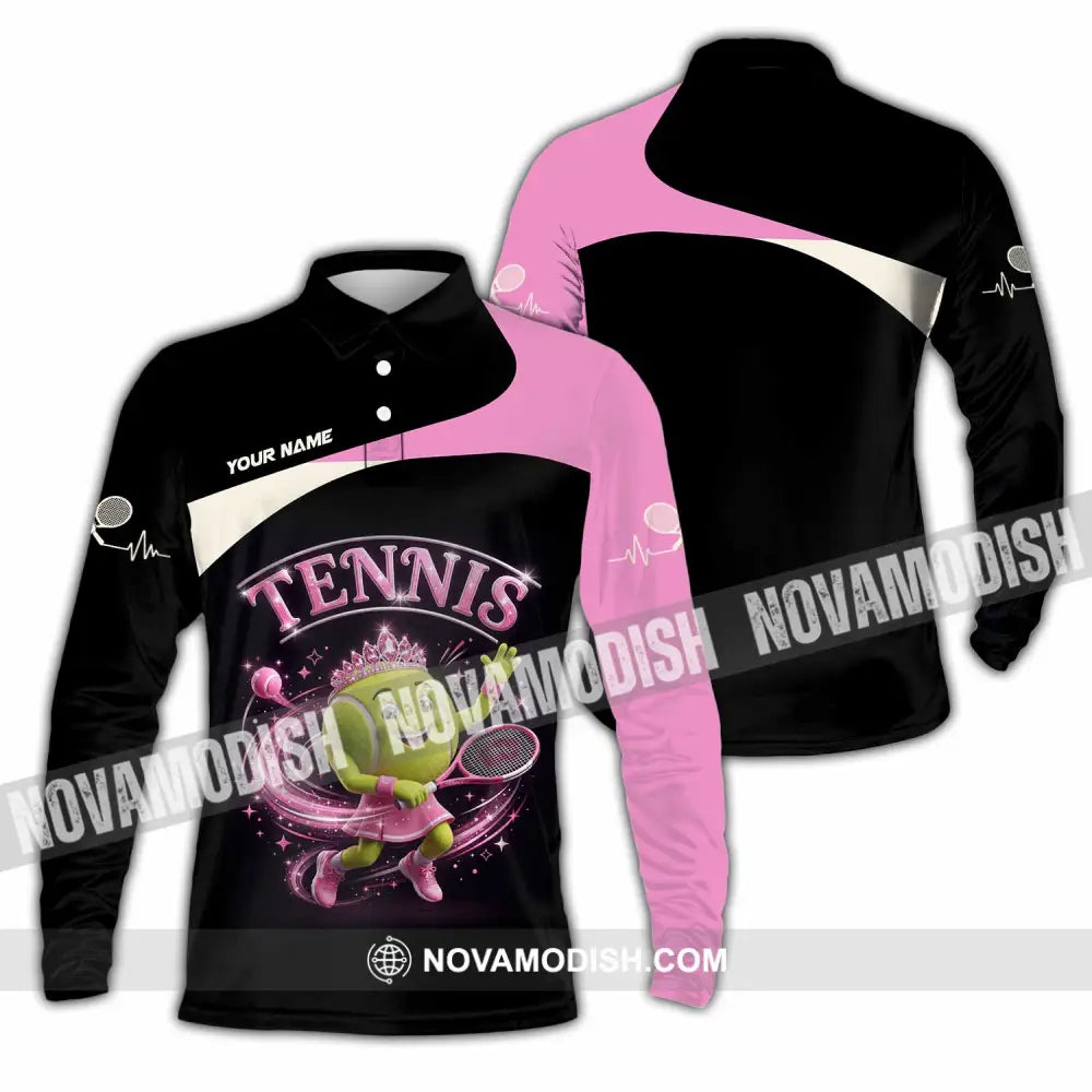 Unisex Shirt - Custom Tennis Shirt - Long Sleeve Polo / S - T-shirt