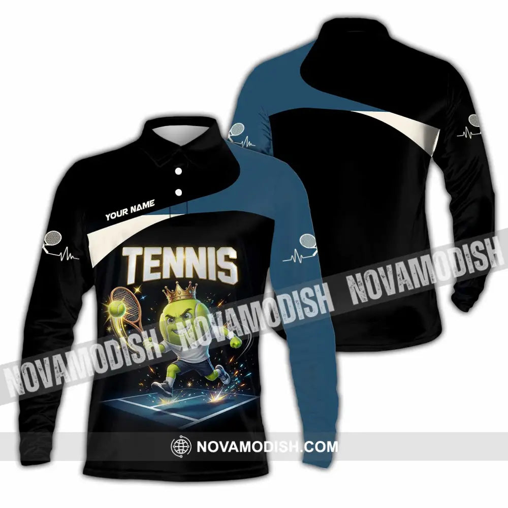 Unisex Shirt - Custom Tennis Shirt - Long Sleeve Polo / S - T-shirt