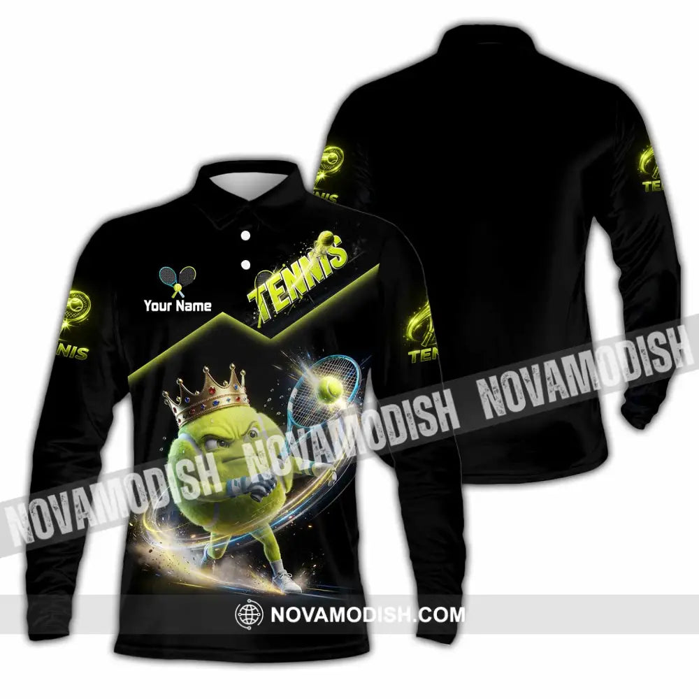 Unisex Shirt - Custom Tennis Shirt - Long Sleeve Polo / S - T-shirt