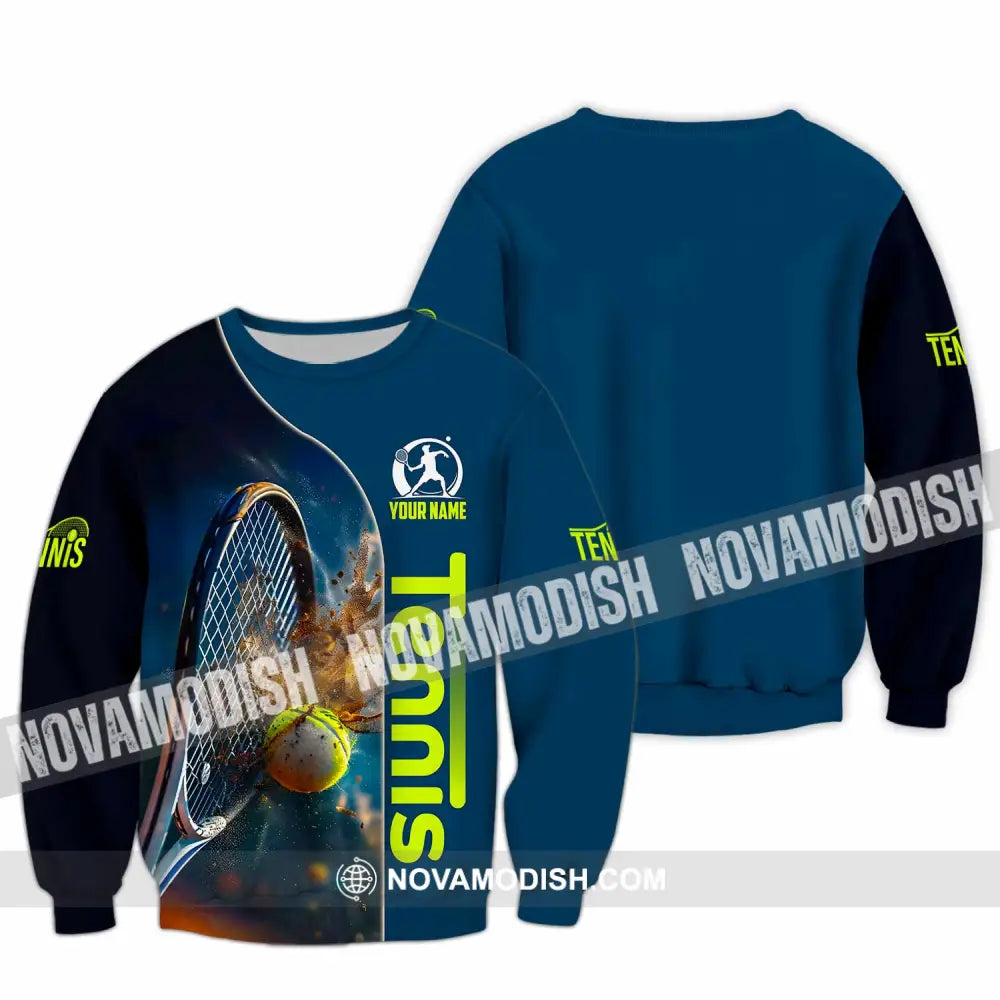 Unisex Shirt - Custom Tennis Shirt Long Sleeve / S T-shirt