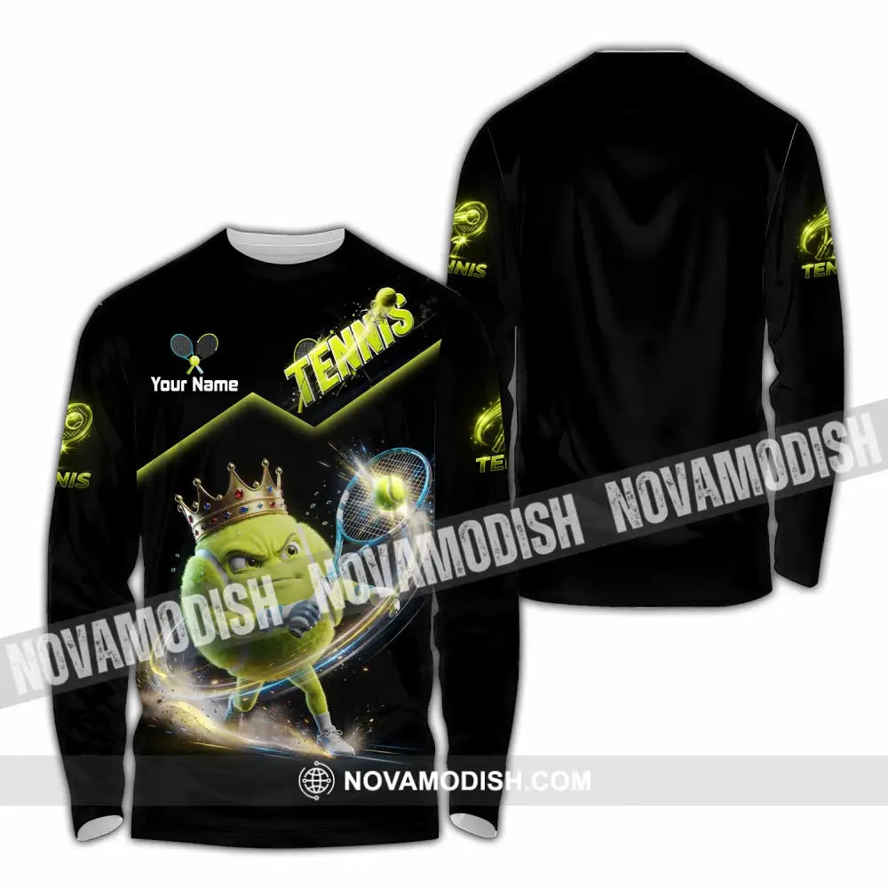Unisex Shirt - Custom Tennis Shirt - Long Sleeve Shirt / S - T-shirt