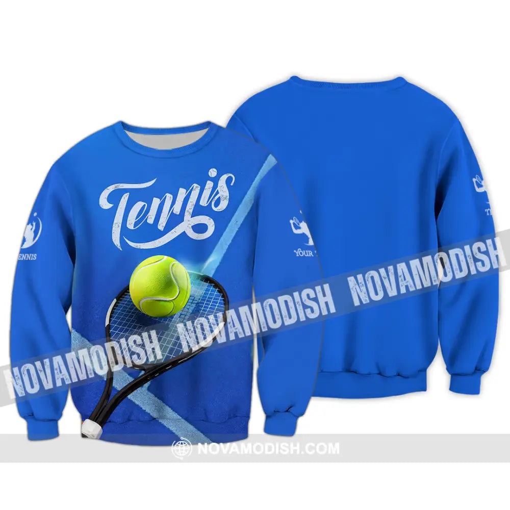 Unisex Shirt - Custom Tennis Shirt Long Sleeve / S T-shirt