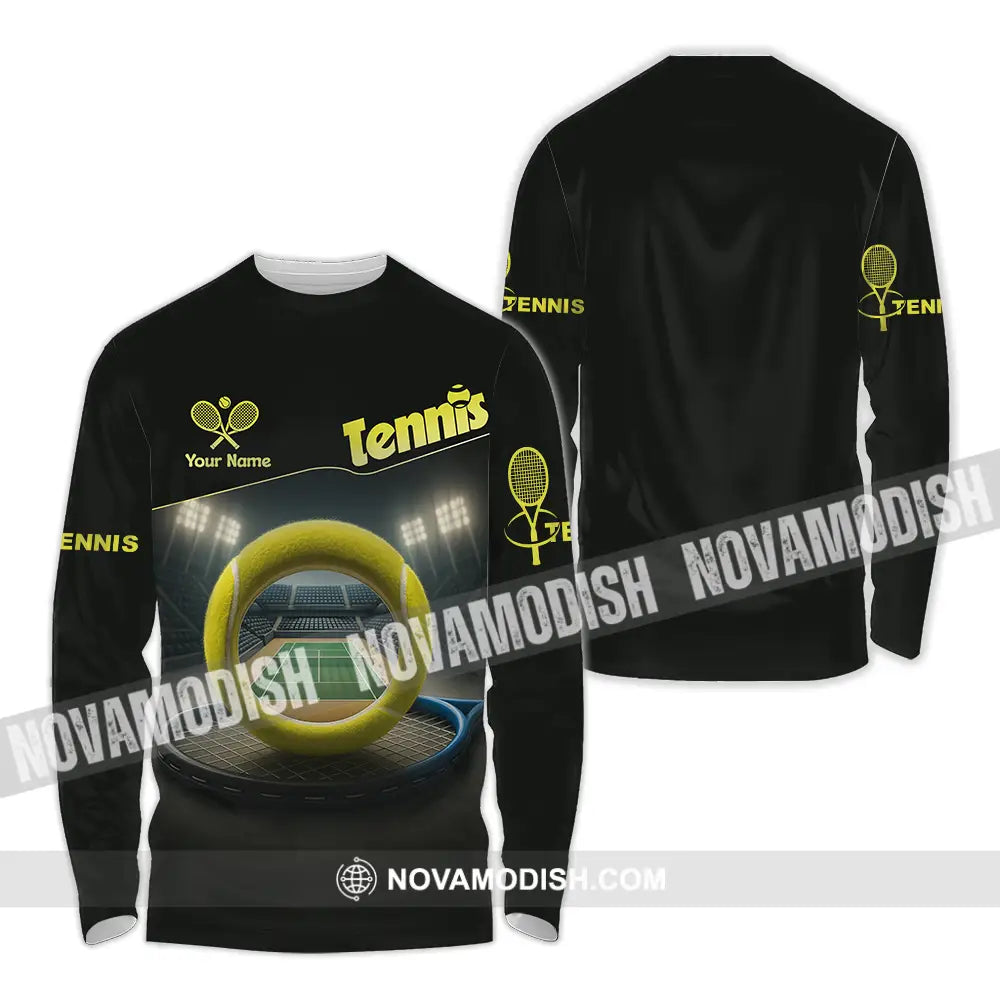 Unisex Shirt - Custom Tennis Shirt Long Sleeve Shirt / S T-shirt