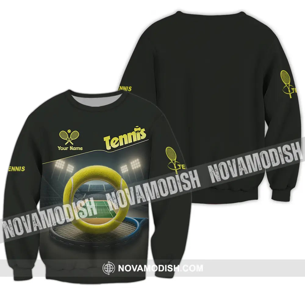 Unisex Shirt - Custom Tennis Shirt Long Sleeve / S T-shirt