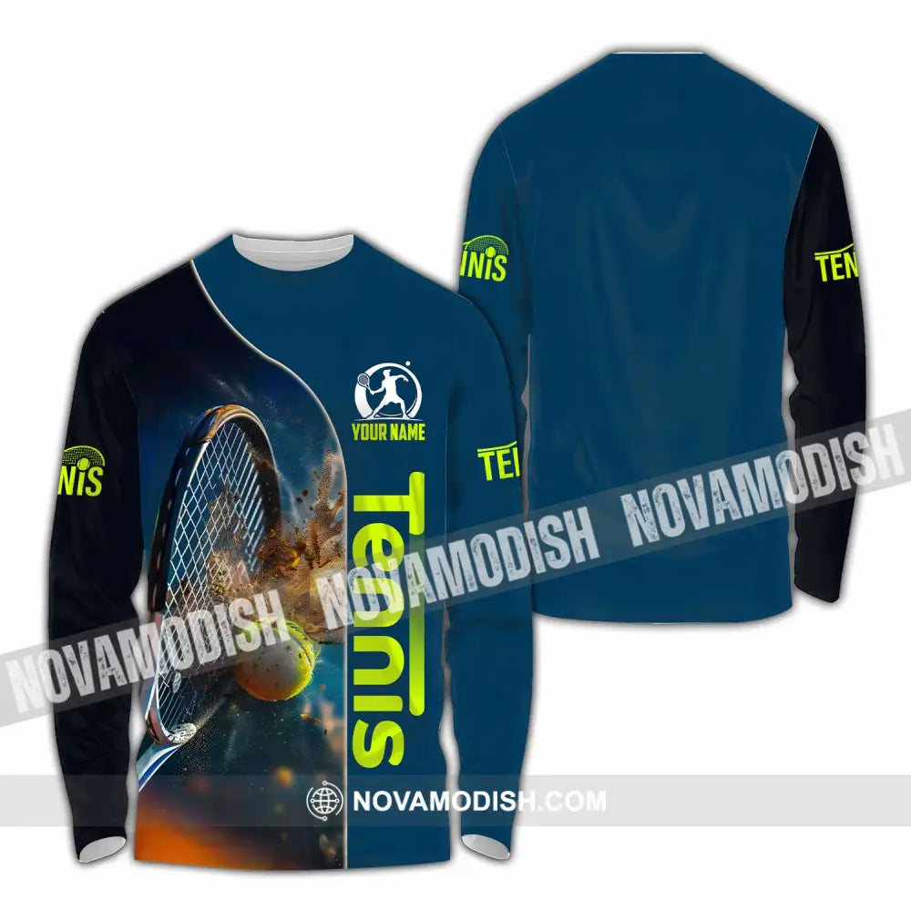 Unisex Shirt - Custom Tennis Shirt Long Sleeve Shirt / S T-shirt