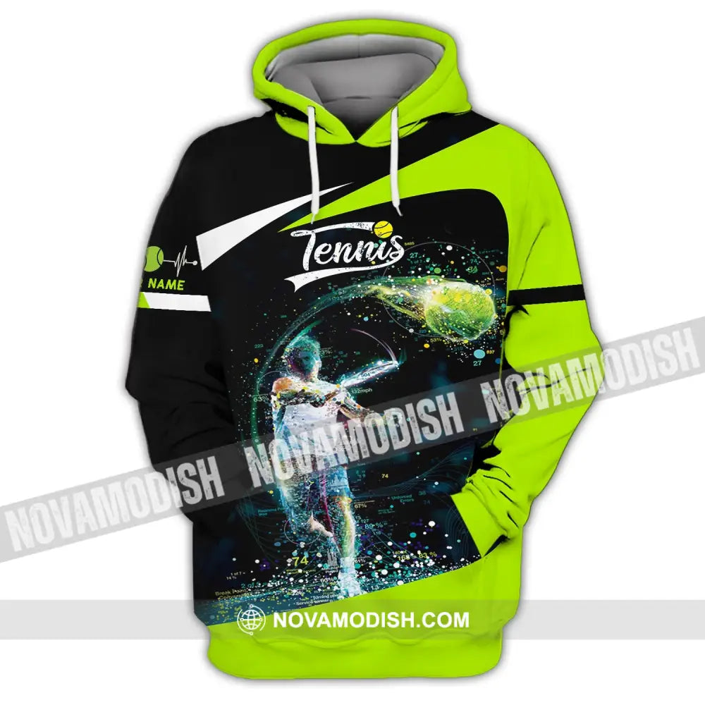 Unisex Shirt - Custom Tennis Name Shirt - Tennis Clothing Gift for Tennis Lovers Hoodie / S T-shirt