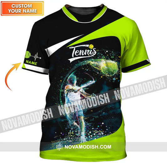 Unisex Shirt - Custom Tennis Name Shirt - Tennis Clothing Gift for Tennis Lovers T-shirt