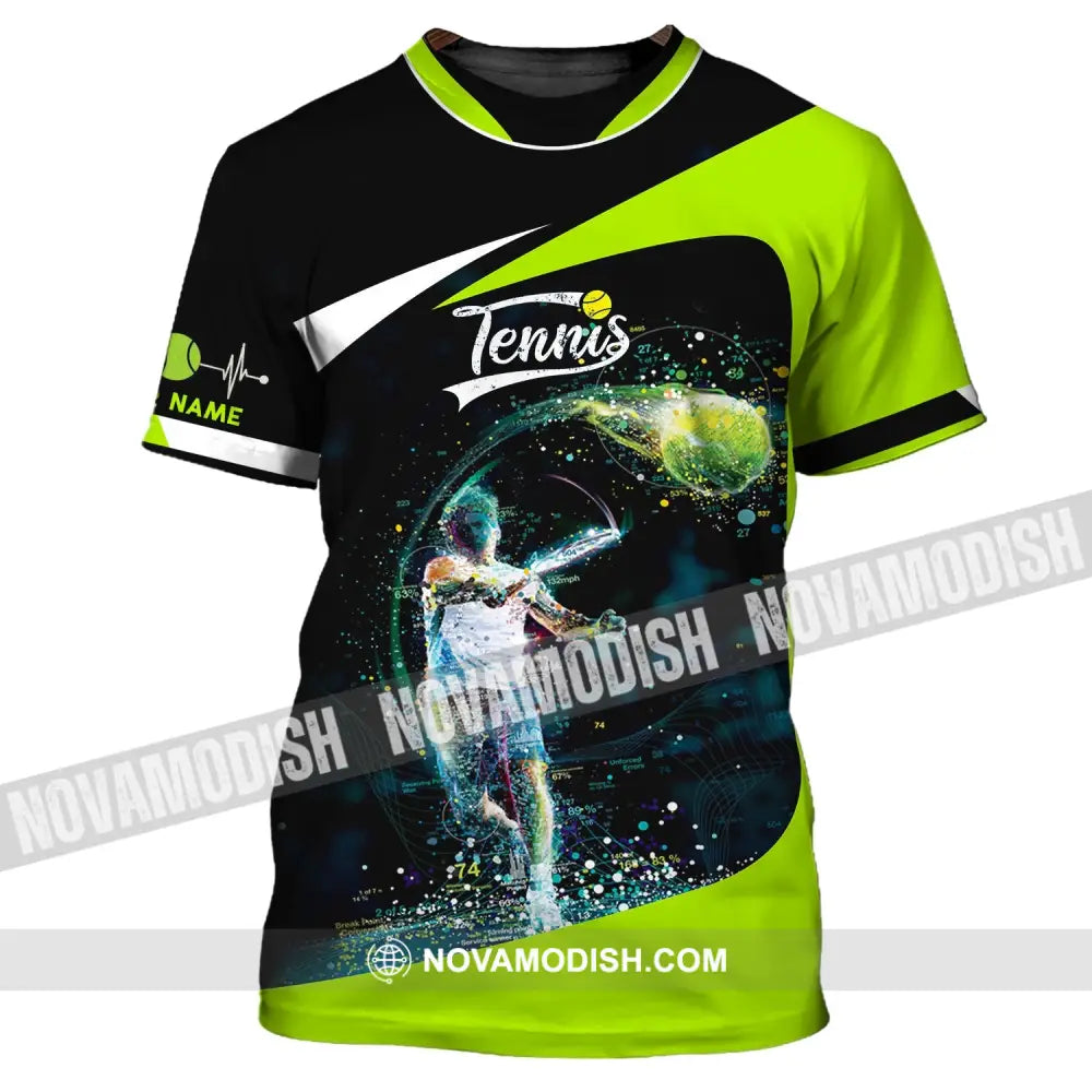 Unisex Shirt - Custom Tennis Name Shirt - Tennis Clothing Gift for Tennis Lovers T-Shirt / S T-shirt