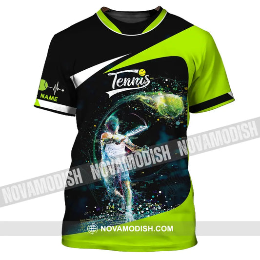 Unisex Shirt - Custom Tennis Name Shirt - Tennis Clothing Gift for Tennis Lovers T-Shirt / S T-shirt
