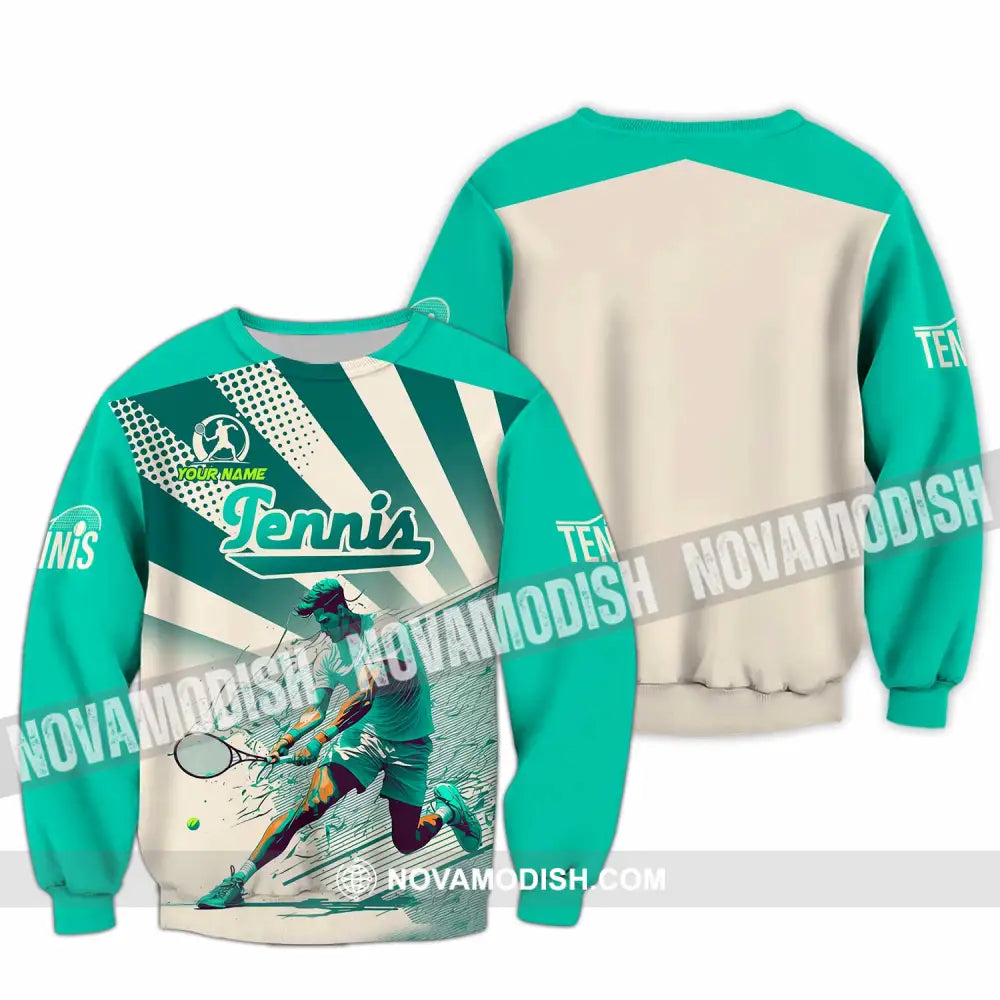 Unisex Shirt - Custom Tennis Player Shirt Long Sleeve / S T-shirt