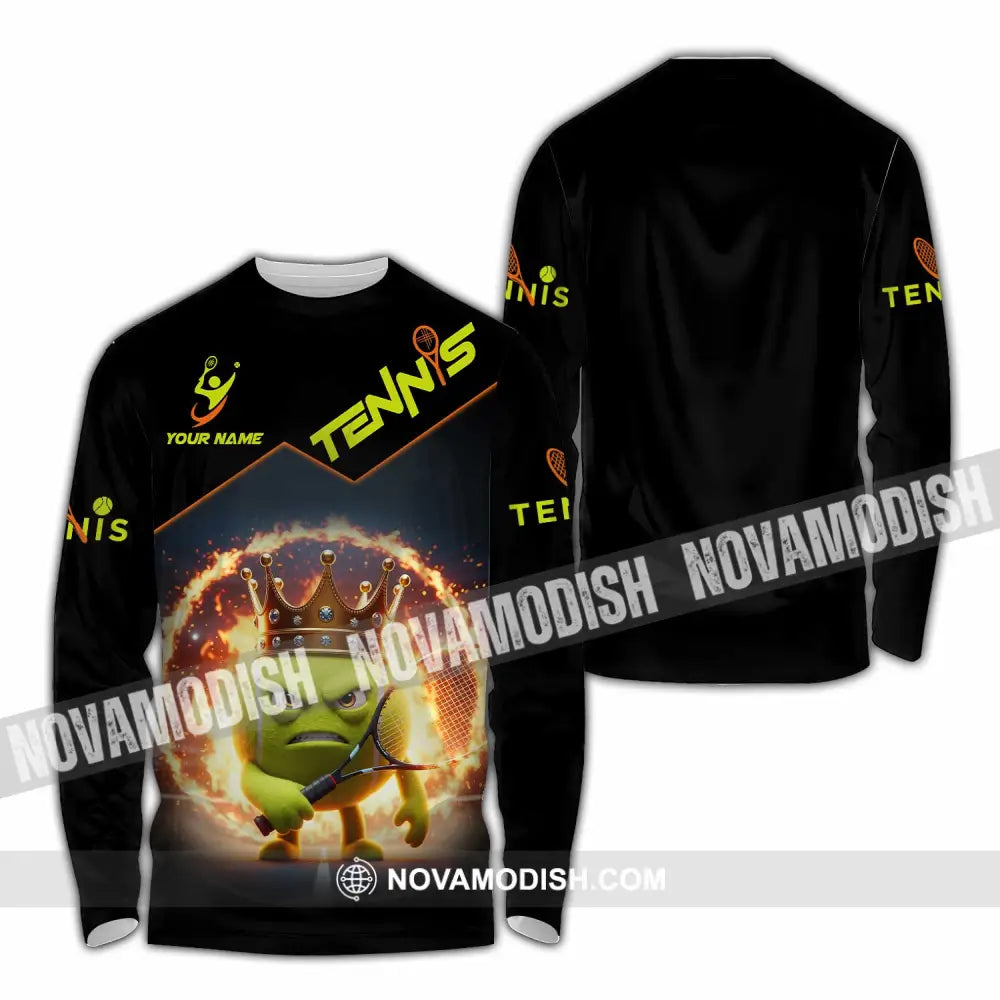 Unisex Shirt - Custom Tennis Sports Shirt Long Sleeve / S T-shirt