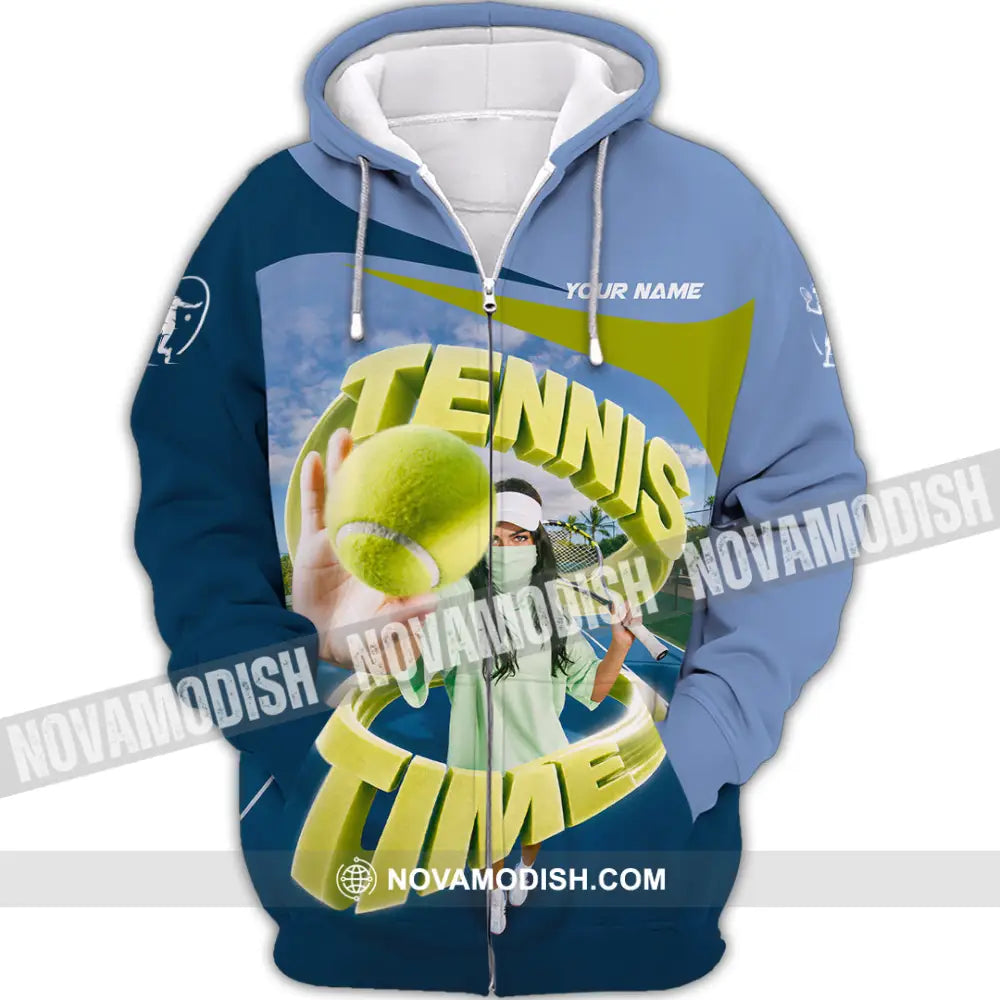 Unisex Shirt - Custom Tennis Shirt - Zipper Hoodie / S - T-shirt