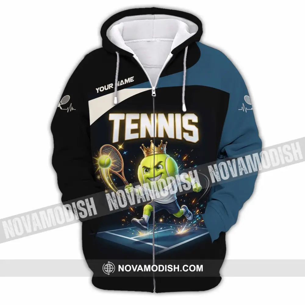 Unisex Shirt - Custom Tennis Shirt - Zipper Hoodie / S - T-shirt