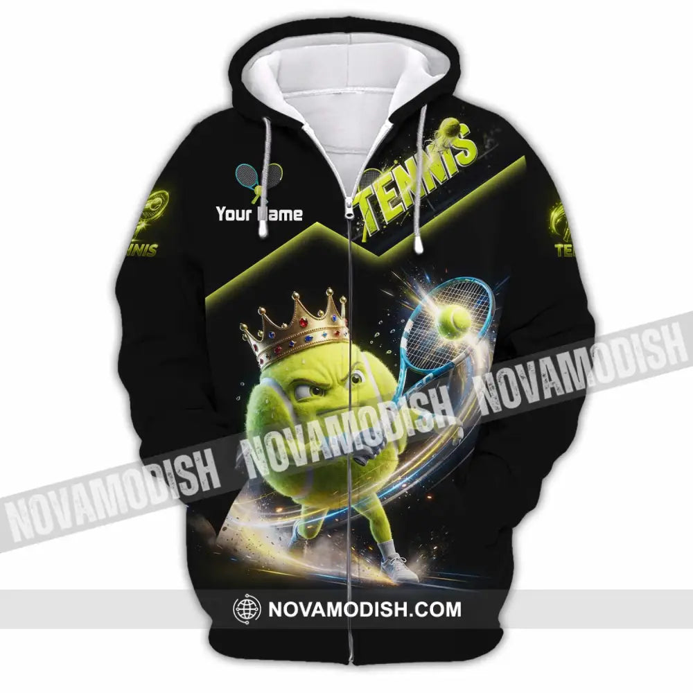 Unisex Shirt - Custom Tennis Shirt - Zipper Hoodie / S - T-shirt