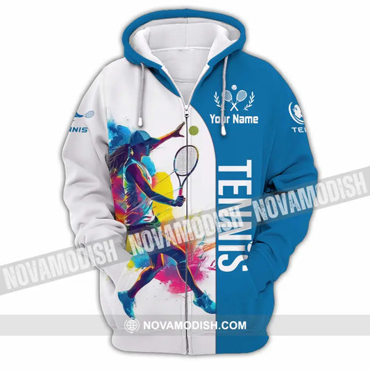 Unisex Shirt - Custom Tennis Shirt - Zipper Hoodie / S - T-shirt