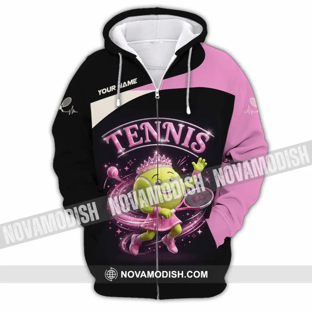 Unisex Shirt - Custom Tennis Shirt - Zipper Hoodie / S - T-shirt