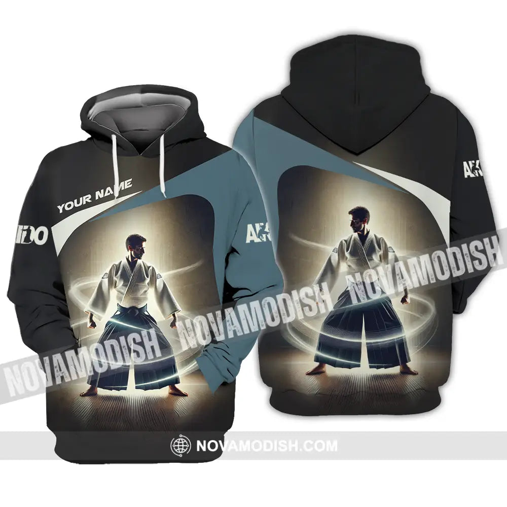 Unisex Shirt - Custom Text Shirt Aikido Hoodie / S T-shirt