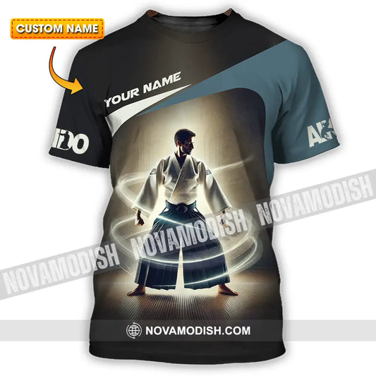 Unisex Shirt - Custom Text Shirt Aikido T-shirt