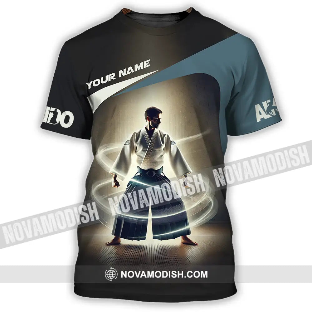 Unisex Shirt - Custom Text Shirt Aikido T-Shirt / S T-shirt