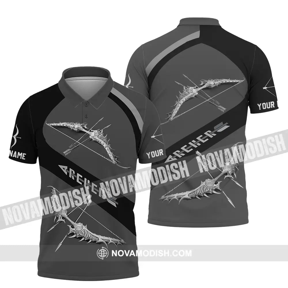 Unisex Shirt - Custom Text Shirt Archer Polo Shirt / S T-shirt