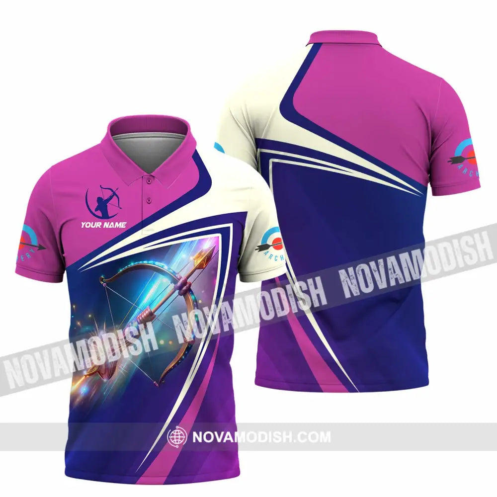 Unisex Shirt - Custom Text Shirt Archery Shirt Polo Shirt / S T-shirt