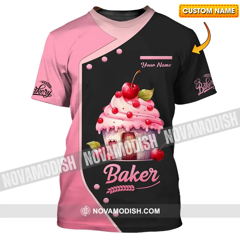 Unisex Shirt - Custom Text Baker T-Shirt