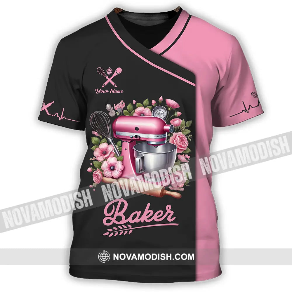 Unisex Shirt - Custom Text Shirt Baker Shirt T-Shirt / S T-shirt