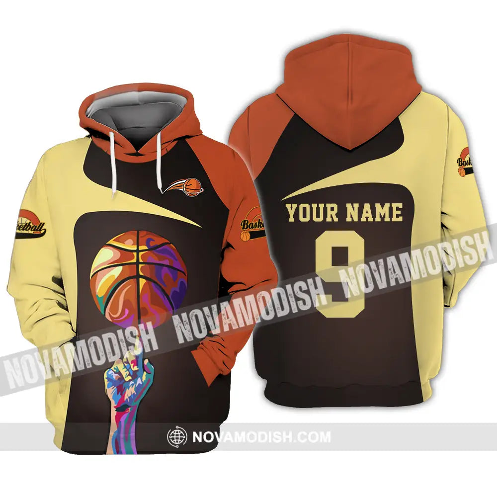 Unisex Shirt - Custom Text Shirt Basketball Shirt Hoodie / S T-shirt