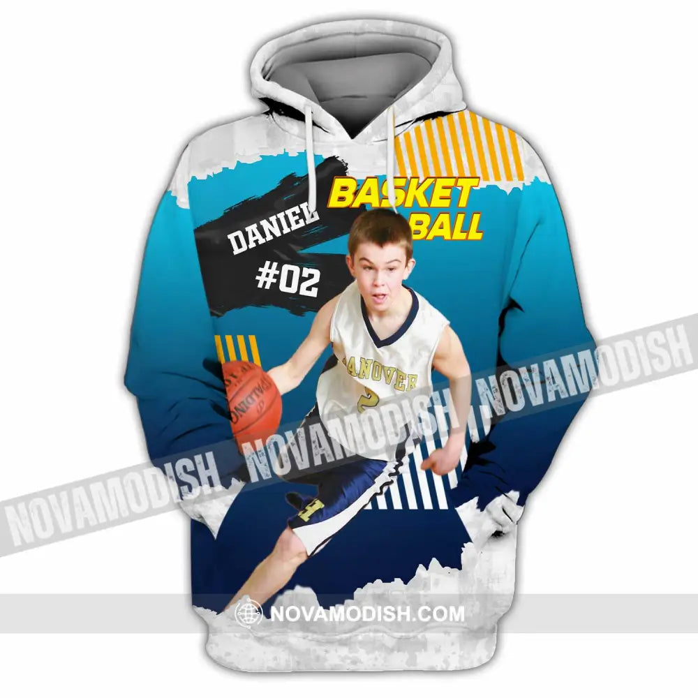 Unisex Shirt - Custom Text Shirt Basketball Shirt Hoodie / S T-shirt