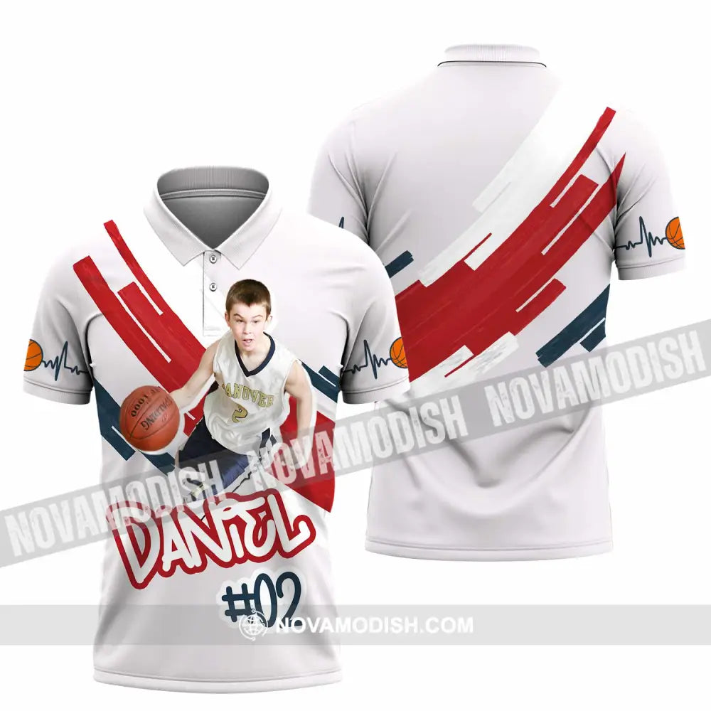 Unisex Shirt - Custom Text Shirt Basketball Shirt Polo Shirt / S T-shirt