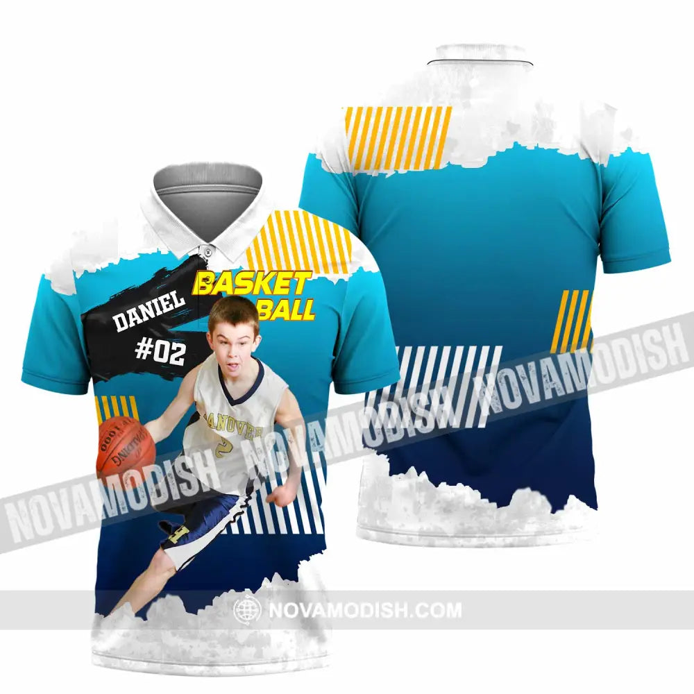 Unisex Shirt - Custom Text Shirt Basketball Shirt Polo Shirt / S T-shirt
