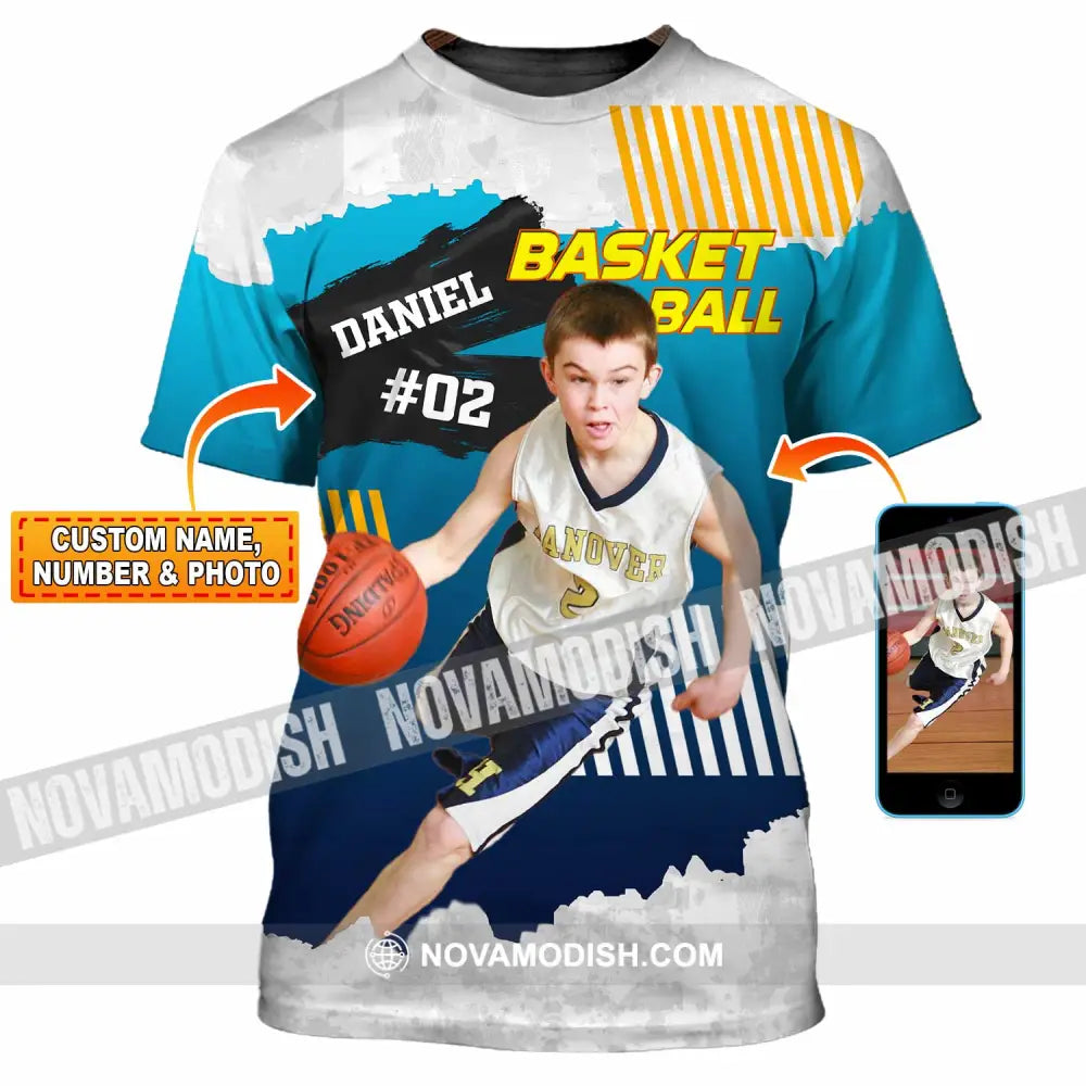 Unisex Shirt - Custom Text Shirt Basketball Shirt T-shirt
