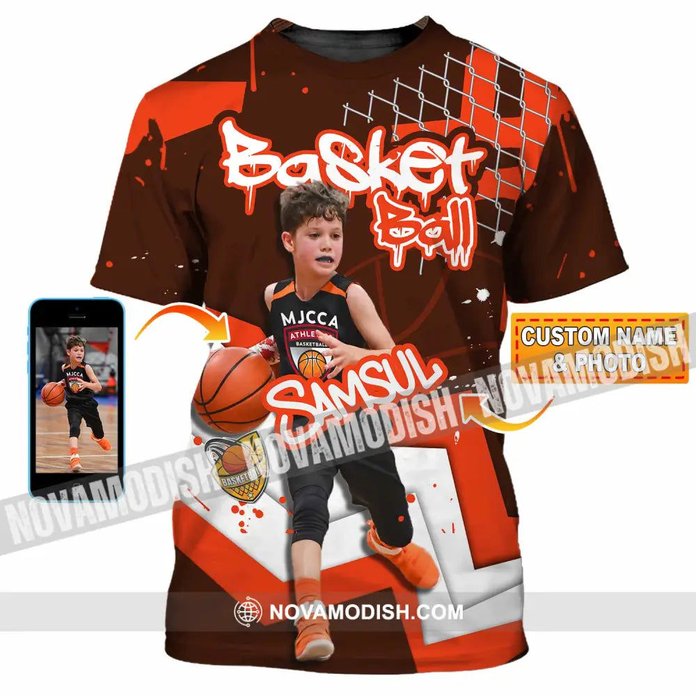Unisex Shirt - Custom Text Shirt Basketball Shirt T-shirt