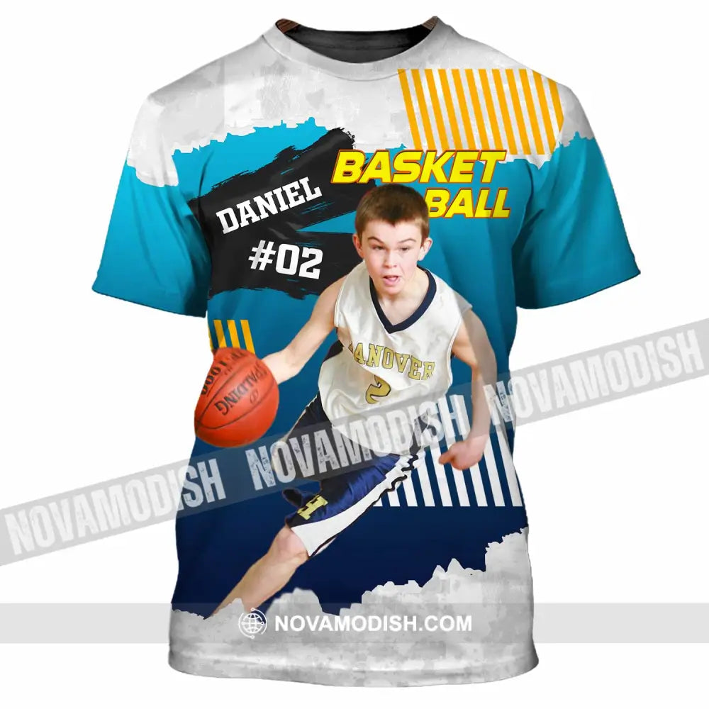 Unisex Shirt - Custom Text Shirt Basketball Shirt T-Shirt / S T-shirt