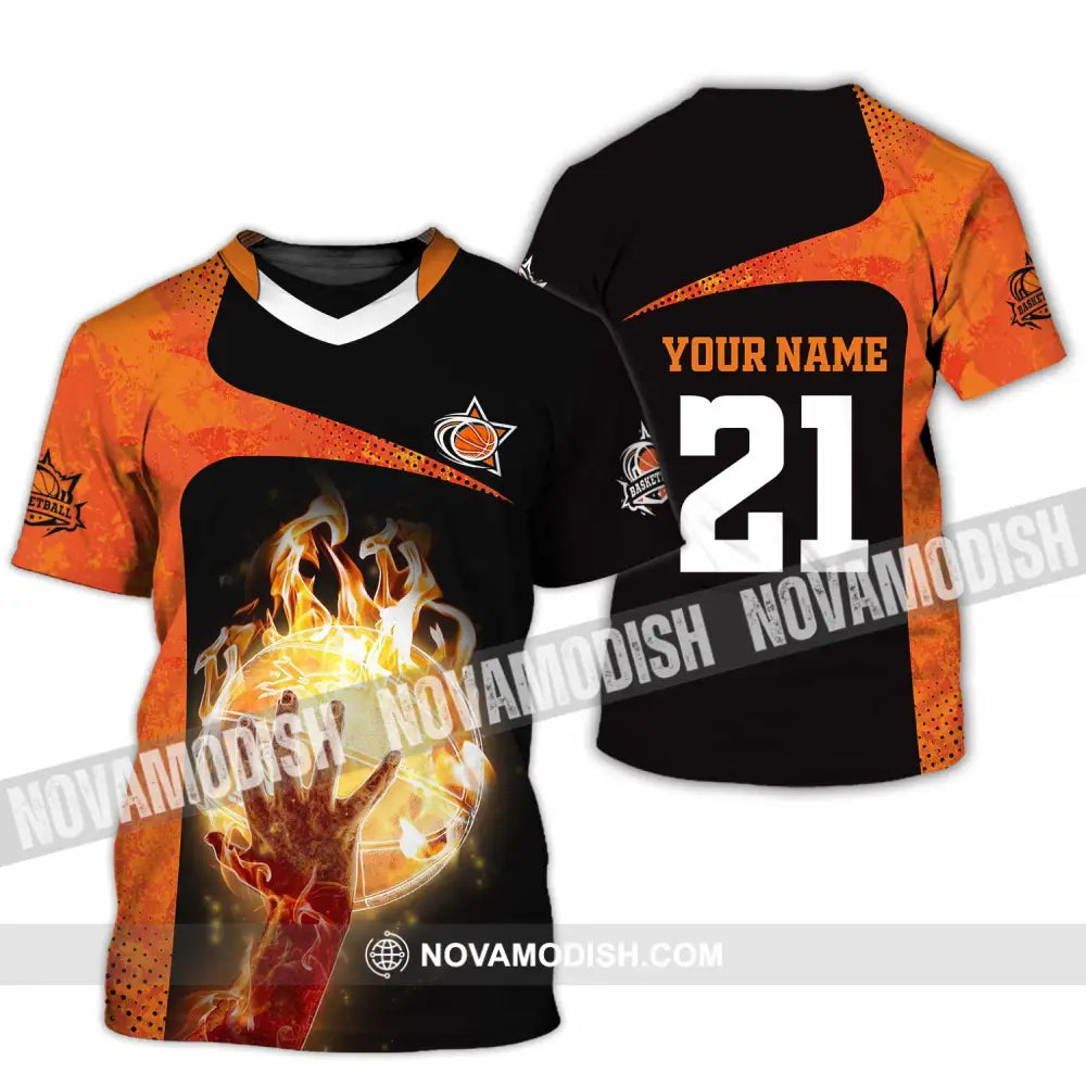 Unisex Shirt - Custom Text Shirt Basketball T-Shirt / S T-shirt