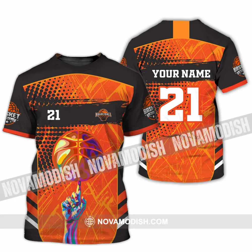 Unisex Shirt - Custom Text Shirt Basketball Shirt T-Shirt / S T-shirt