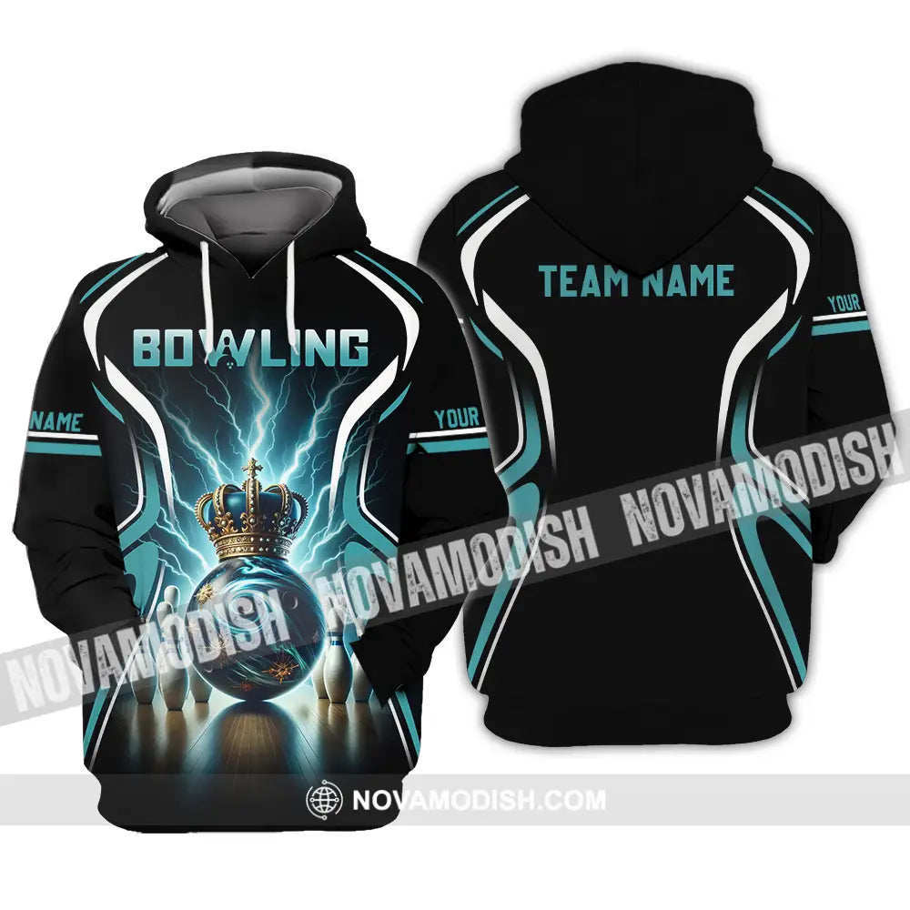 Unisex Shirt - Custom Text Shirt Bowling Shirt Hoodie / S T-shirt