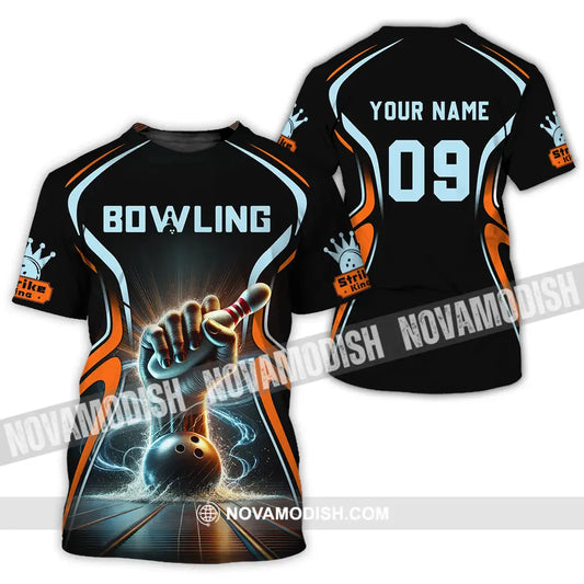 Unisex Shirt - Custom Text Bowling T-Shirt / S T-Shirt