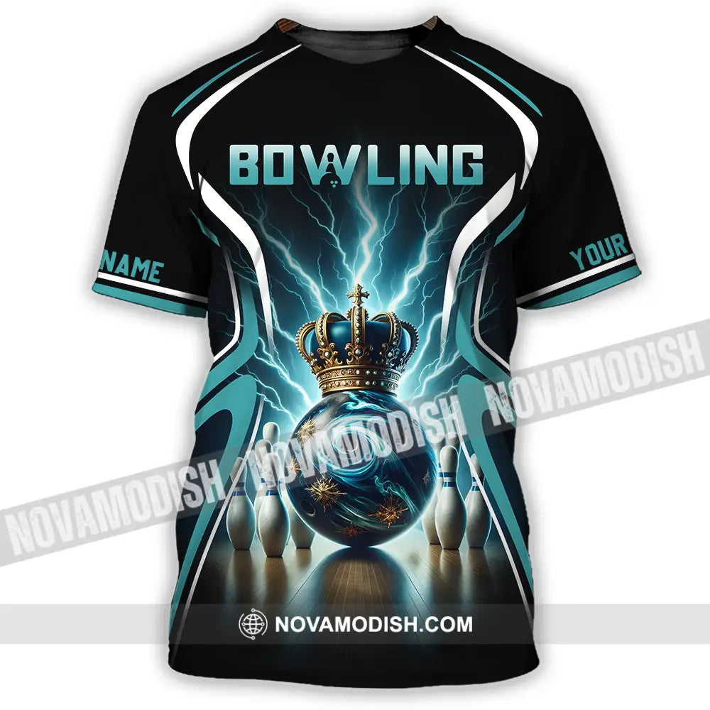 Unisex Shirt - Custom Text Shirt Bowling Shirt T-Shirt / S T-shirt