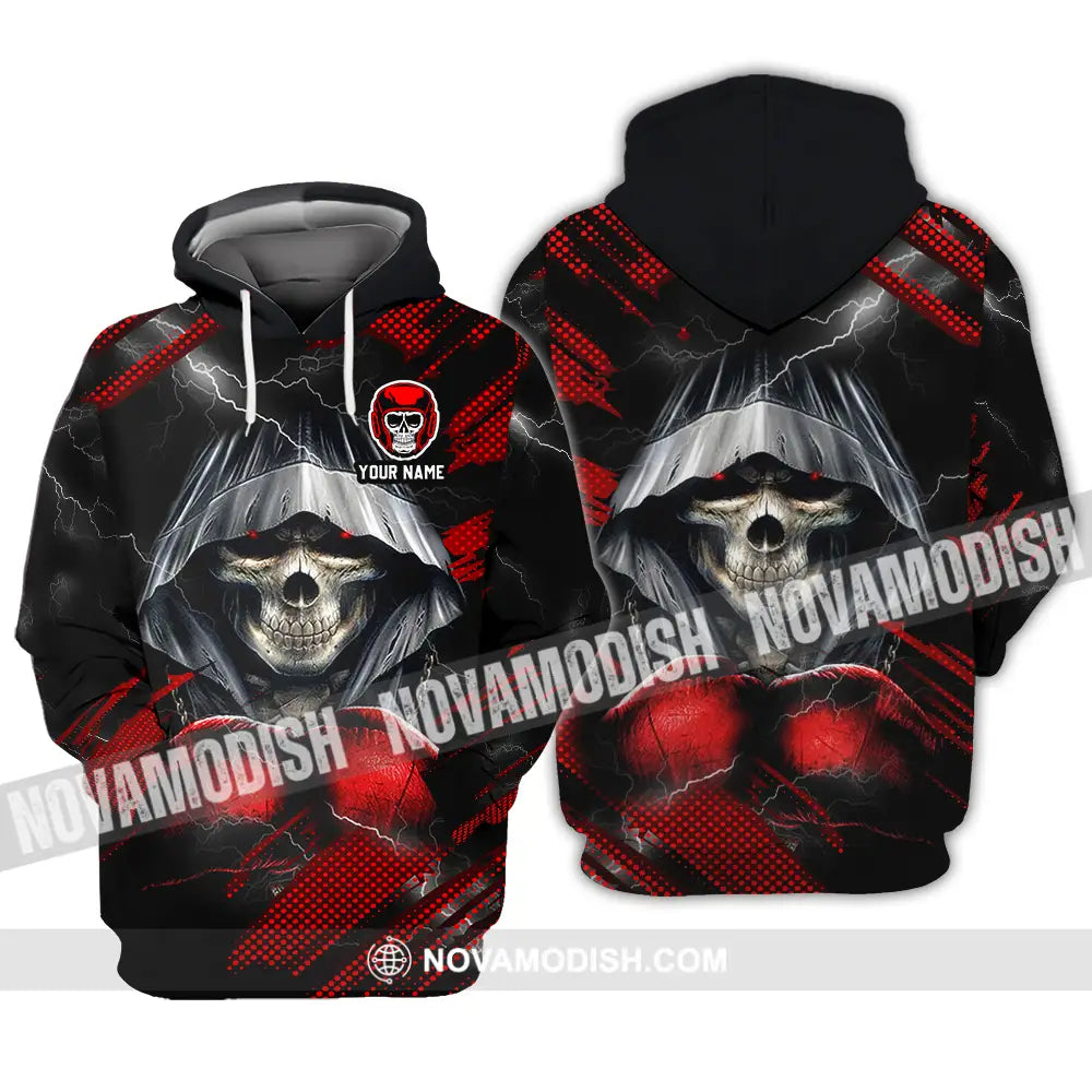 Unisex Shirt - Custom Text Shirt Boxing Shirt Hoodie / S T-shirt