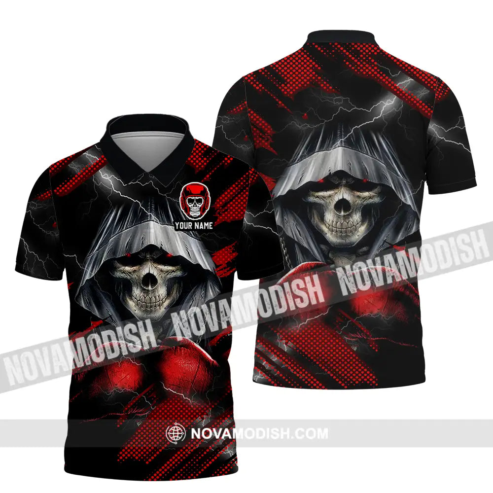 Unisex Shirt - Custom Text Shirt Boxing Shirt Polo Shirt / S T-shirt