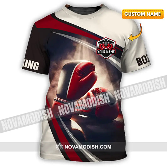 Unisex Shirt - Custom Text Shirt Boxing T-shirt