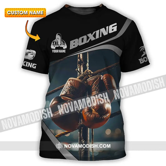 Unisex Shirt - Custom Text Shirt Boxing T-shirt