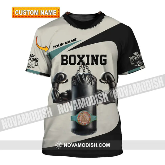 Unisex Shirt - Custom Text Boxing T-Shirt