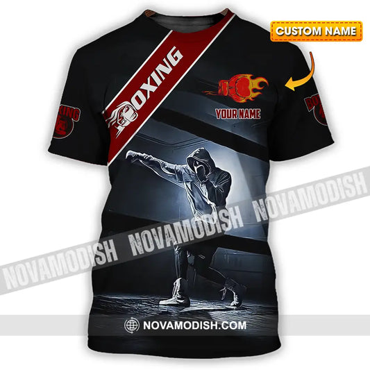 Unisex Shirt - Custom Text Shirt Boxing T-shirt