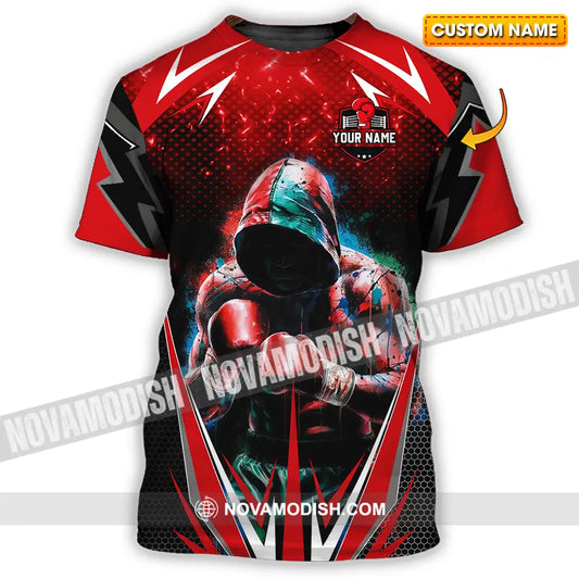 Unisex Shirt - Custom Text Shirt Boxing Shirt T-shirt