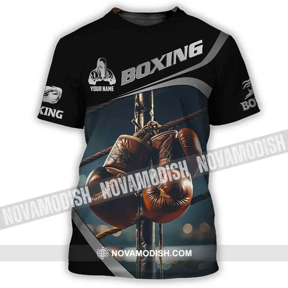 Unisex Shirt - Custom Text Shirt Boxing T-Shirt / S T-shirt
