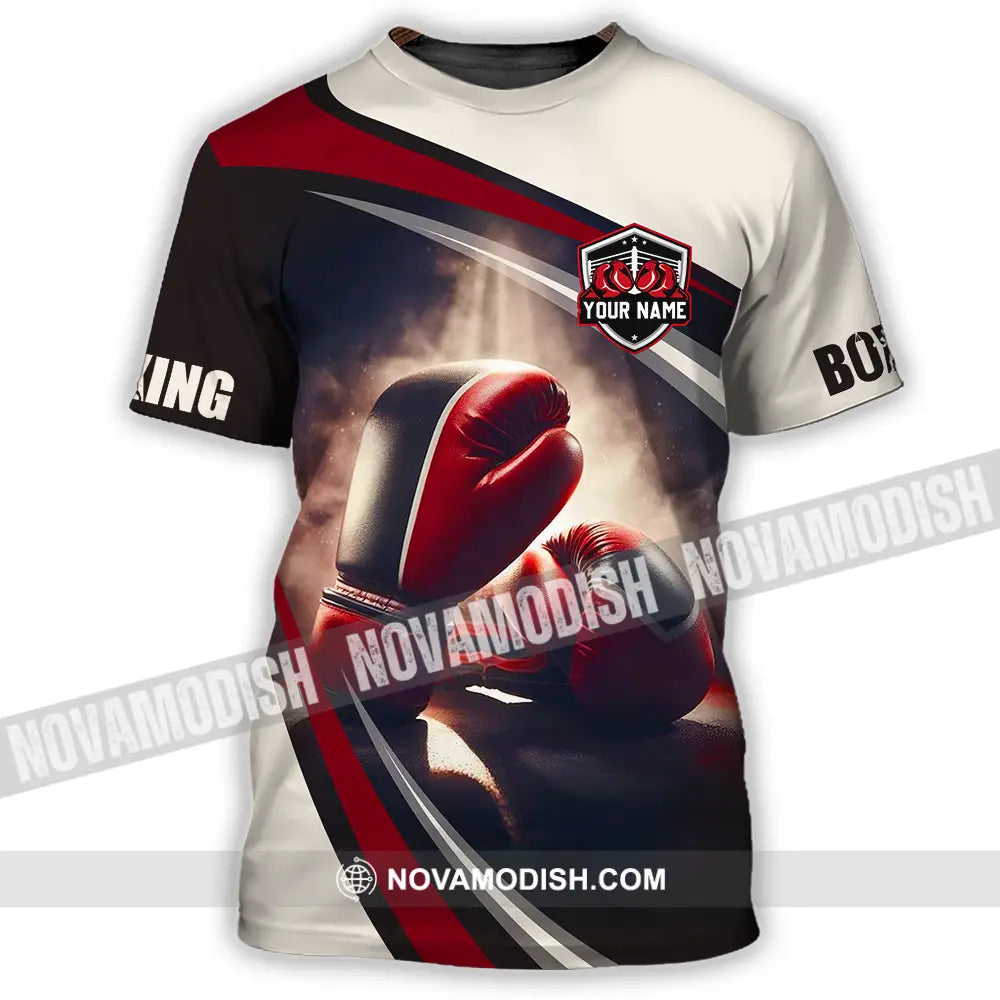 Unisex Shirt - Custom Text Shirt Boxing T-Shirt / S T-shirt